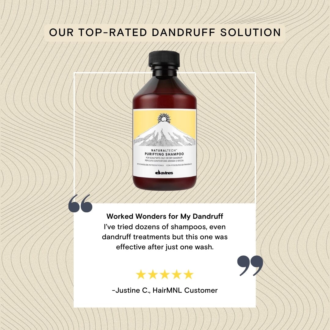Davines Purifying Shampoo: For Oily or Dry Dandruff 100ml